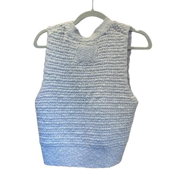 Free People White Sleeveless Cardigan – Size L – NWT - Picture 7 of 8